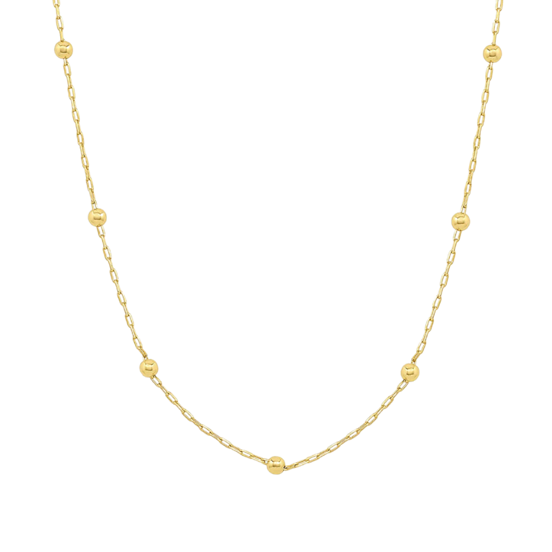 gorjana newport chain gold necklace