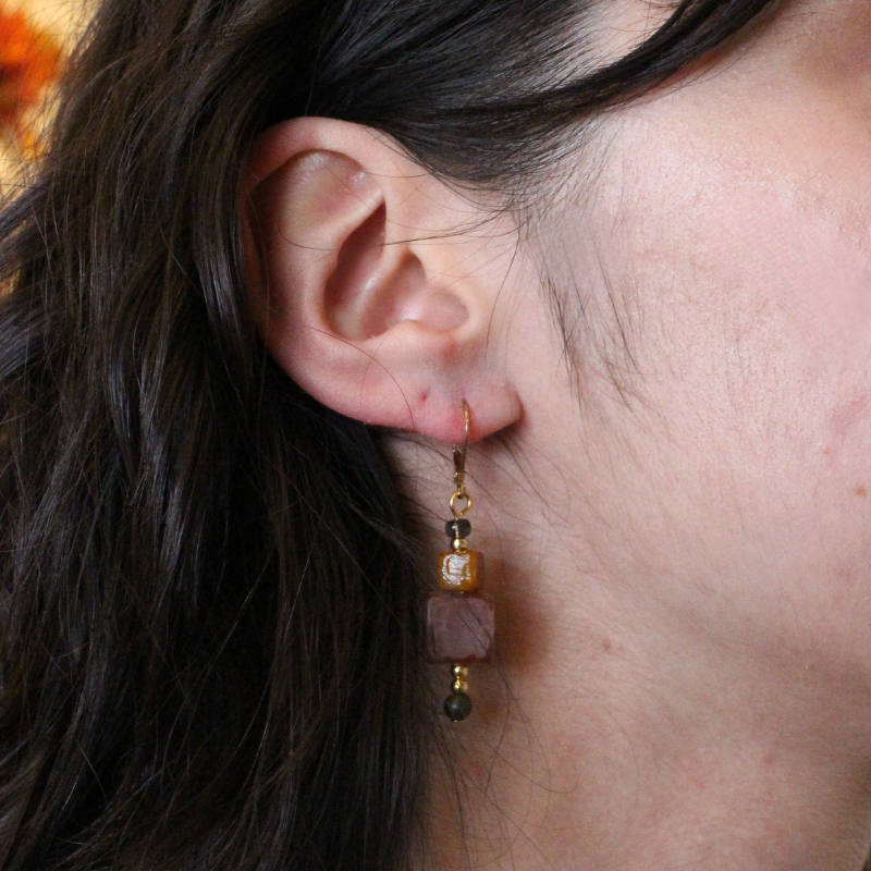 anne-marie chagnon foramen gold earring