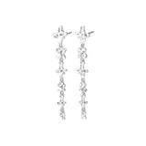 Trace Dangly Flower Earring