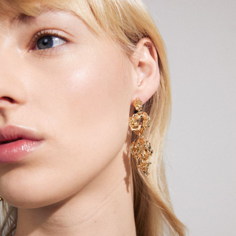pilgrim act gold earring