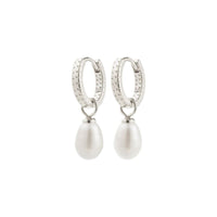 pilgrim elliana silver pearl earring