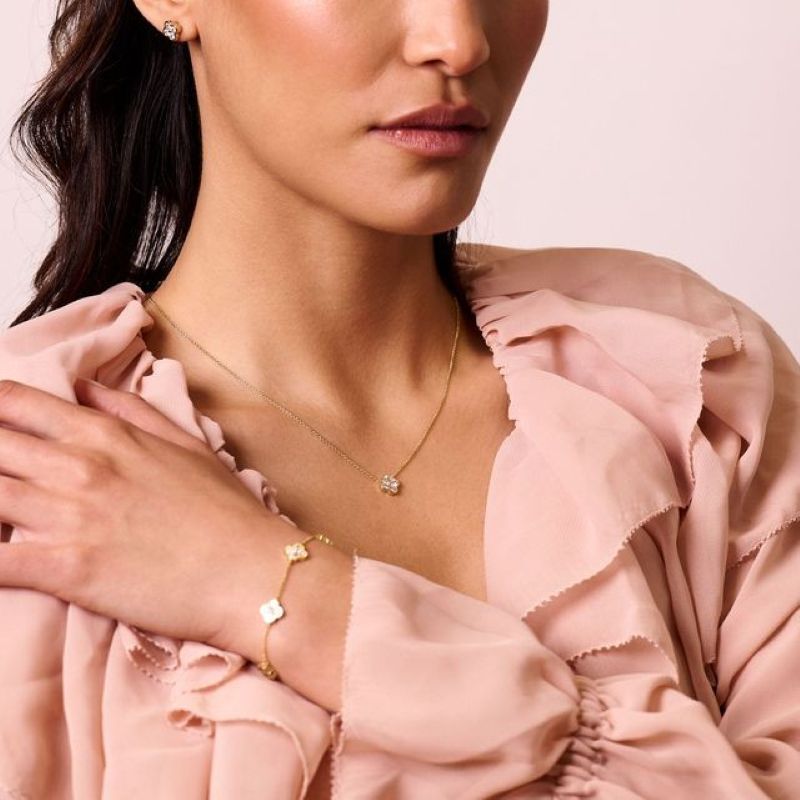 electric picks mini camilla gold bracelet