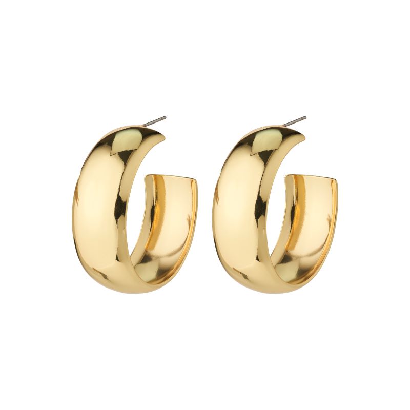 pilgrim naia chunky gold hoop earring