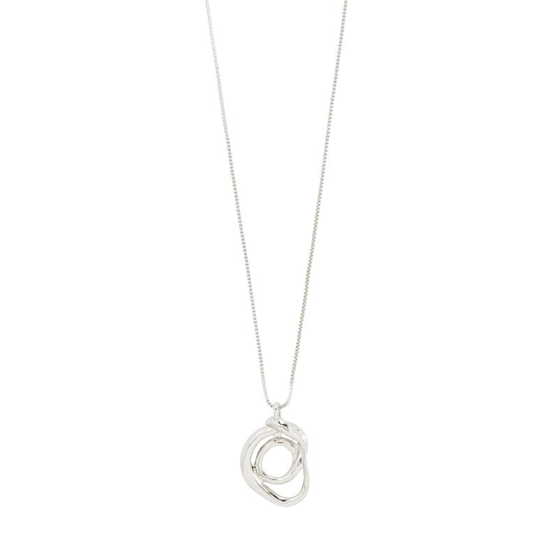 pilgrim diego silver necklace