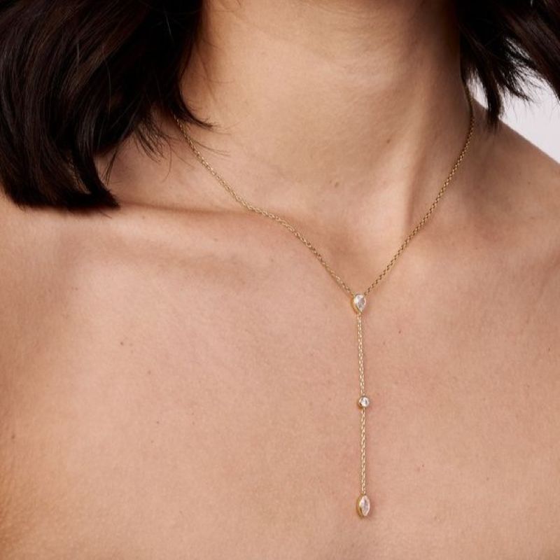 electric picks paloma gold necklace