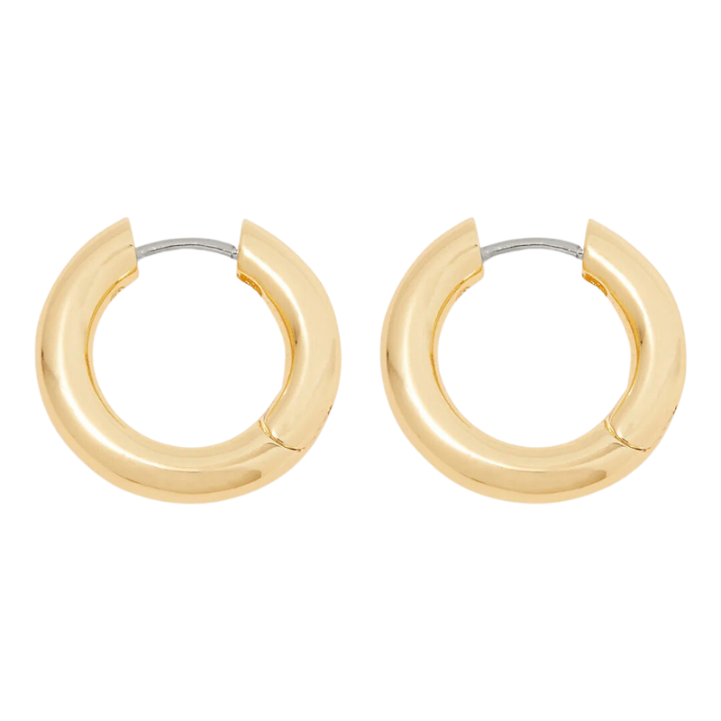 gorjana lou gold hoop earring