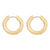 gorjana lou gold hoop earring