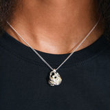 pilgrim riyan silver necklace