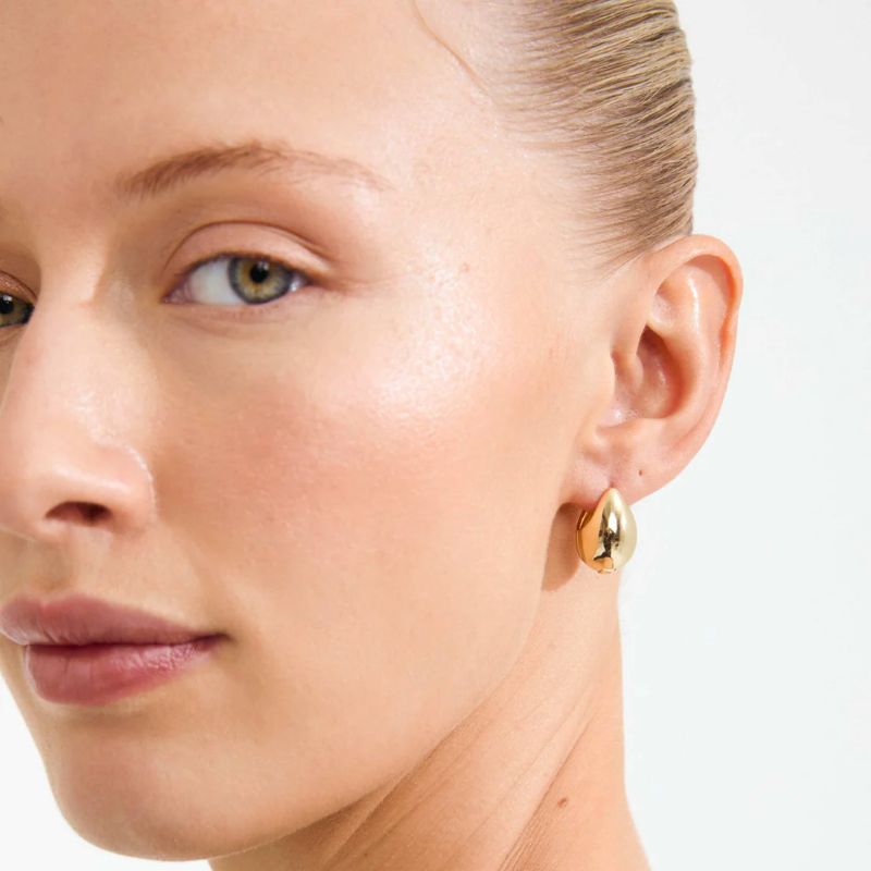pilgrim kaisyn gold earring huggie