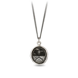 pyrrha north star silver talisman necklace