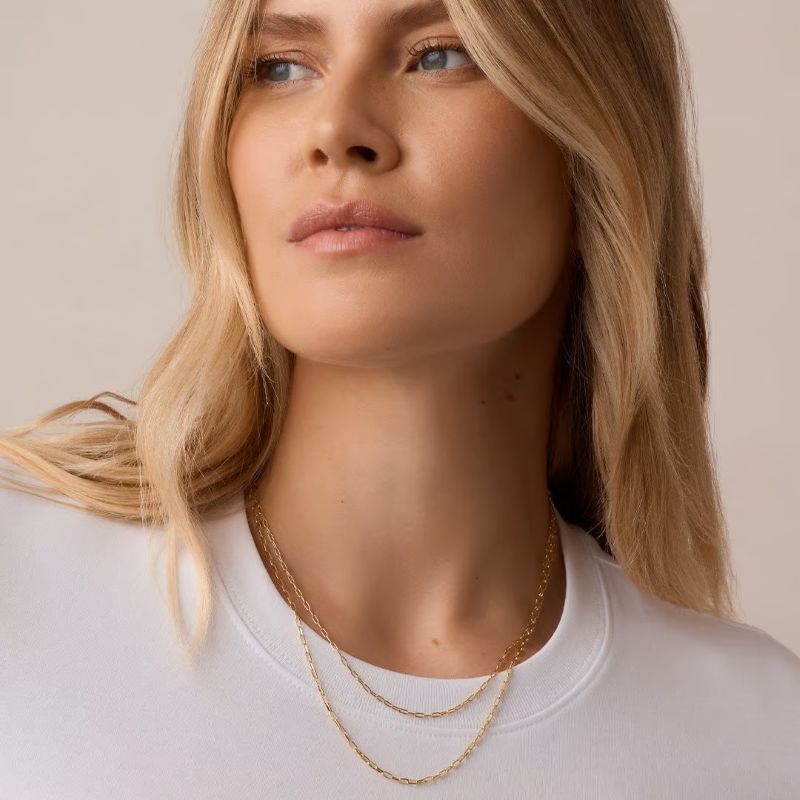 gorjana parker delicate gold necklace