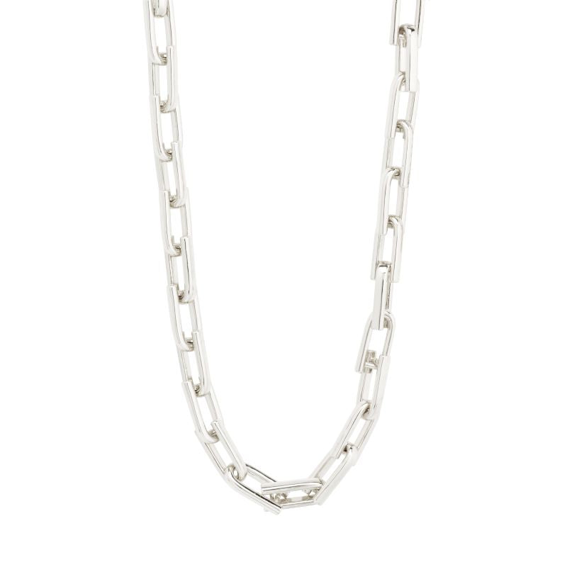 pilgrim stay silver necklace