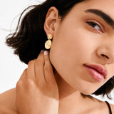 pilgrim air gold earring