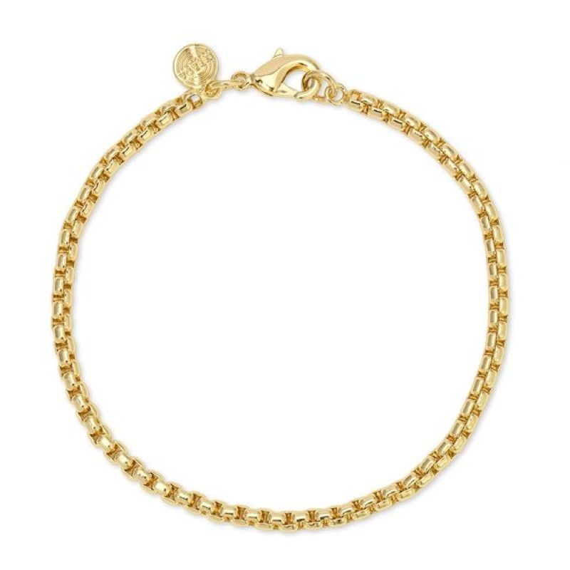 leeada bea gold chain bracelet
