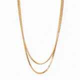 jenny bird amalfi double gold chain necklace