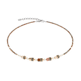 coeur de lion sparkling mocha mousse necklace