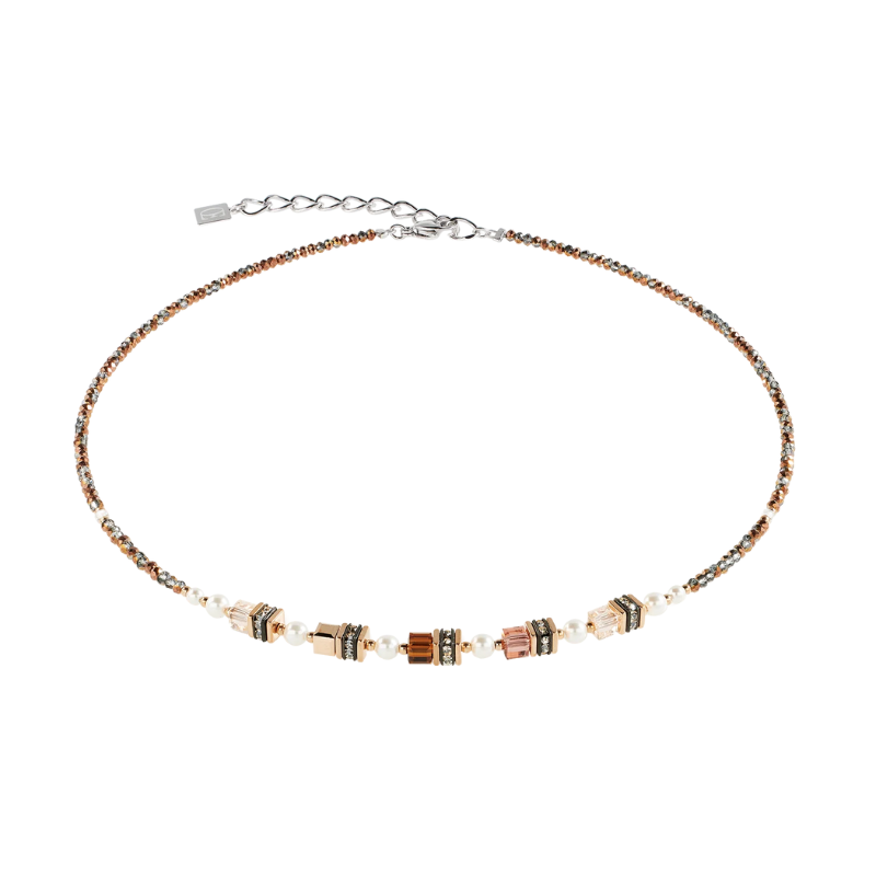 coeur de lion sparkling mocha mousse necklace