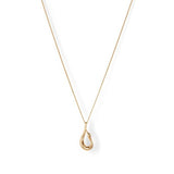jenny bird mini egret gold necklace