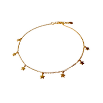 prima gold star anklet