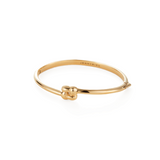 jenny bird slim gold woven bangle