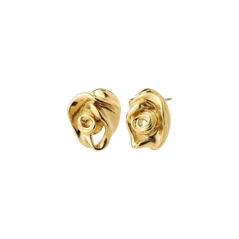 pilgrim inner gold stud earring