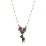 michael michaud french bouquet flowers necklace