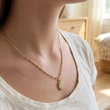 joy dravecky mini gold heirloom necklace