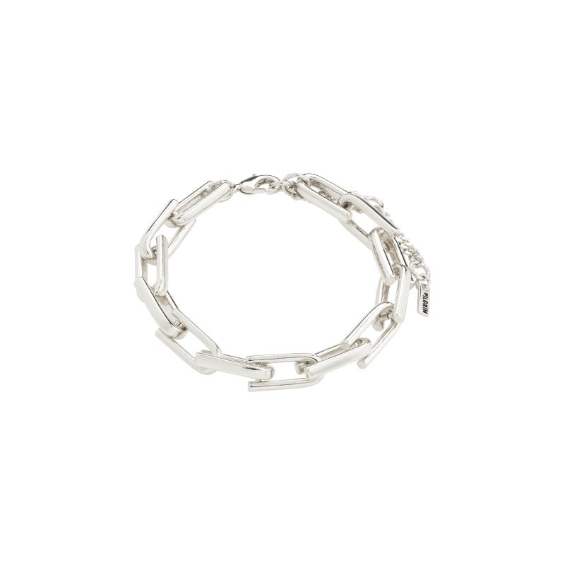 pilgrim stay silver bracelet