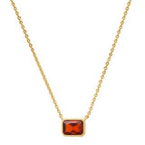 tai elegant gold ruby necklace