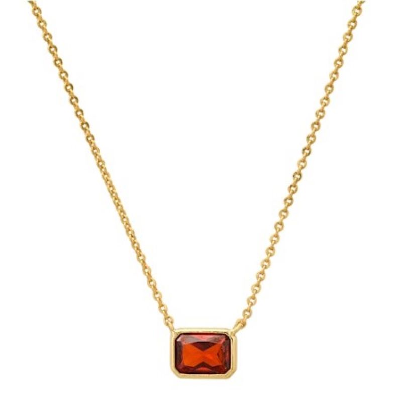 tai elegant gold ruby necklace