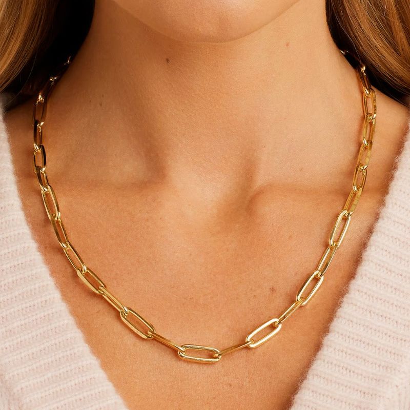 gorjana parker xl gold necklace