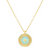 gorjana compass pendant gold necklace