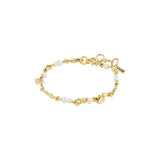 pilgrim sloan gold pearl bracelet