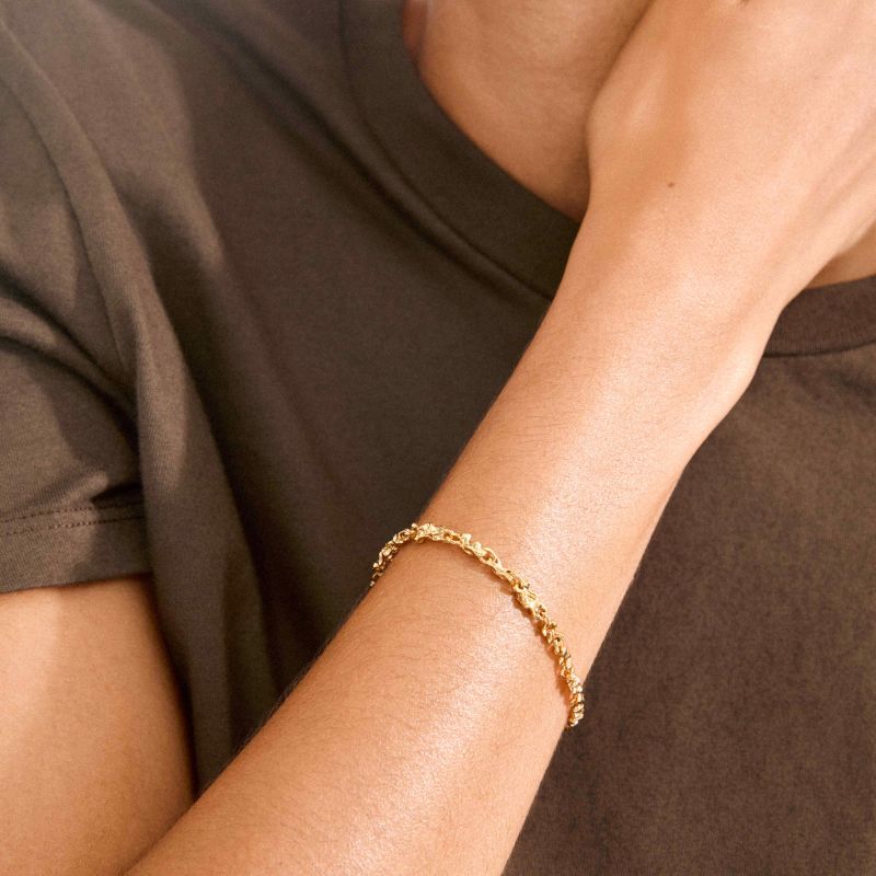 pilgrim haze gold bangle