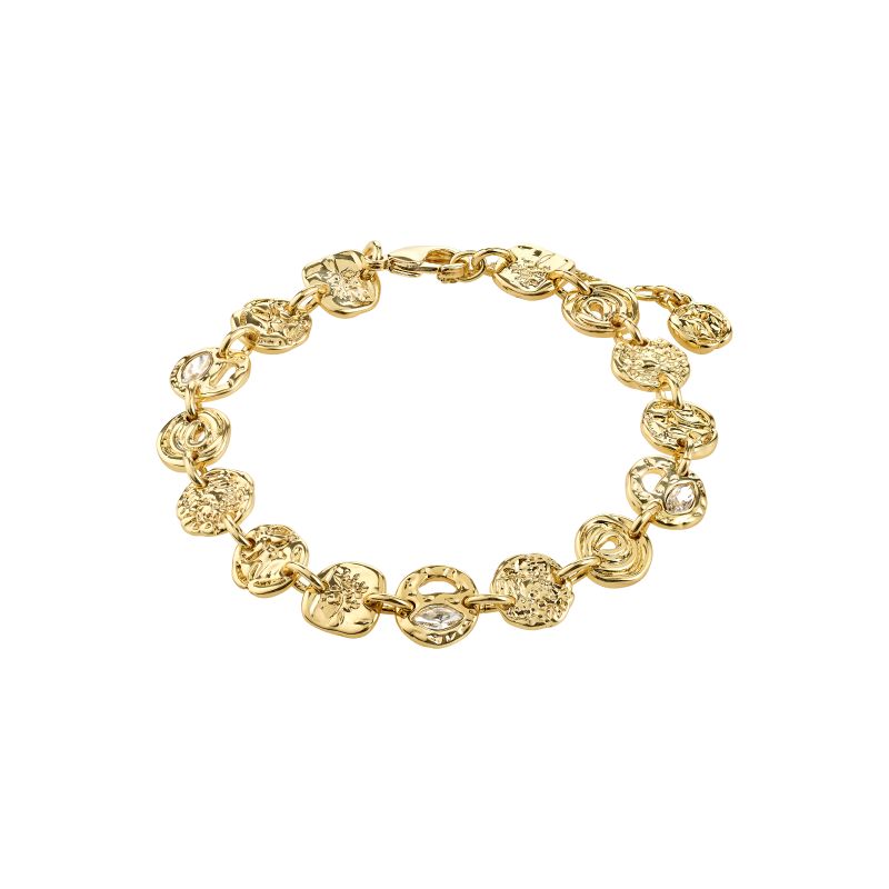 pilgrim fire gold bracelet