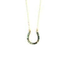 rebel designs turquoise horseshoe necklace