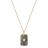 electric picks astrid gold necklace