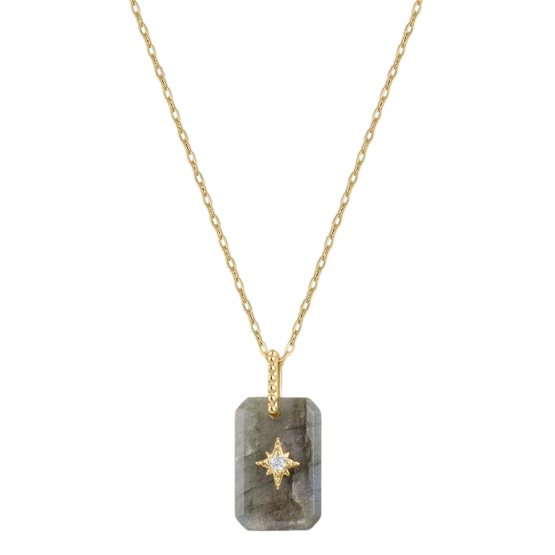 electric picks astrid gold necklace