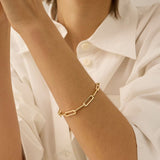 jenny bird andi slim gold chain bracelet
