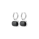 pilgrim now silver black agate ring