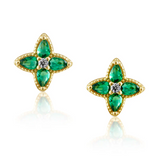 sahira shari emerald gold stud earring