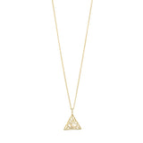 pilgrim focus gold necklace