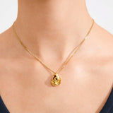 pilgrim riyan gold necklace
