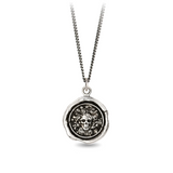 pyrrha silver talisman live every moment necklace