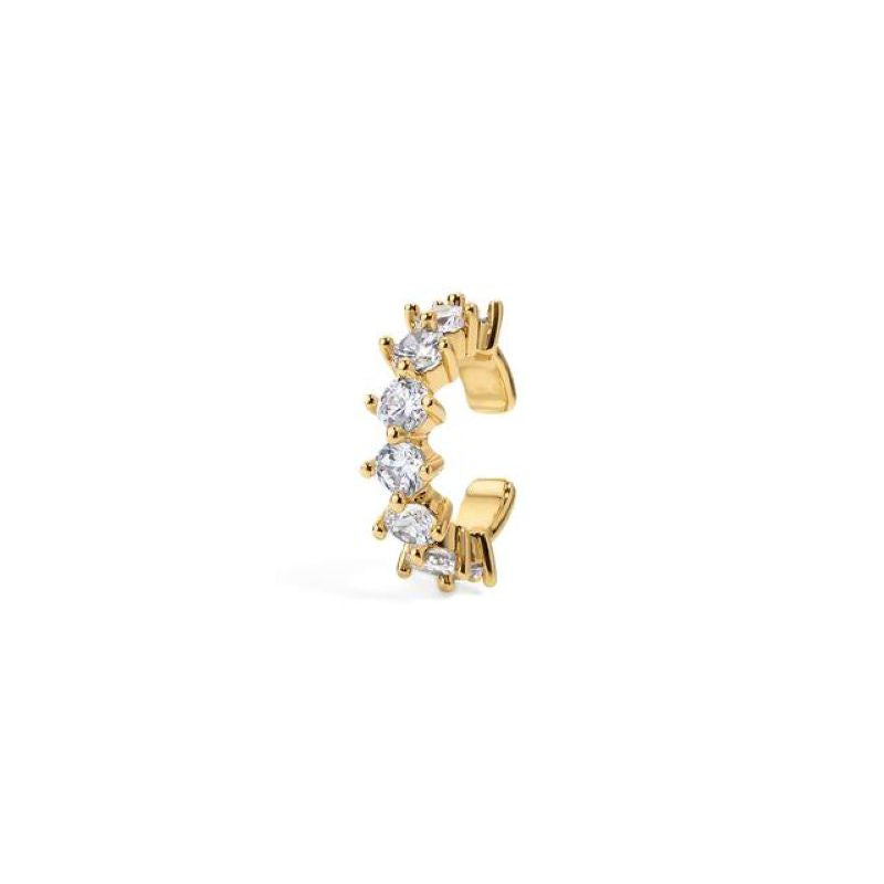electric picks teddy gold ear cuff