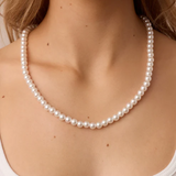 gorjana finley pearl gold matinee necklace