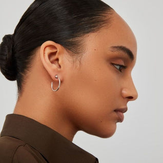 Mini Icon Hoop Earring