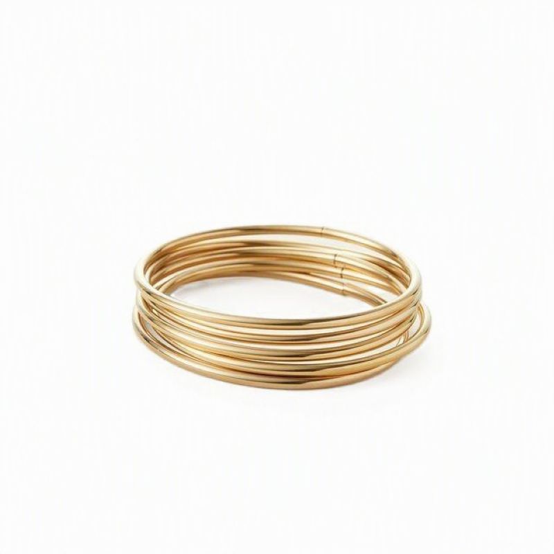 jenny bird dane 5 piece gold bangles