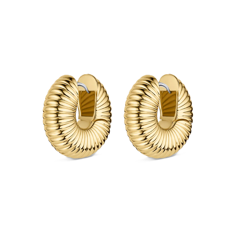 gorjana cress gold huggie