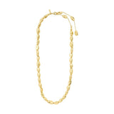 pilgrim presence gold beaded necklace